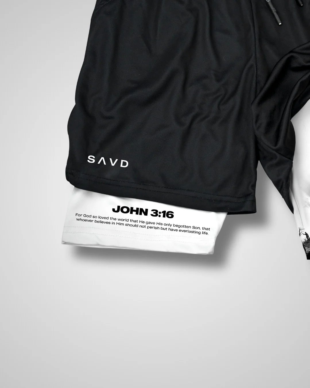 John 3:16 'The Cross' Youth Performance Shorts - Image 3