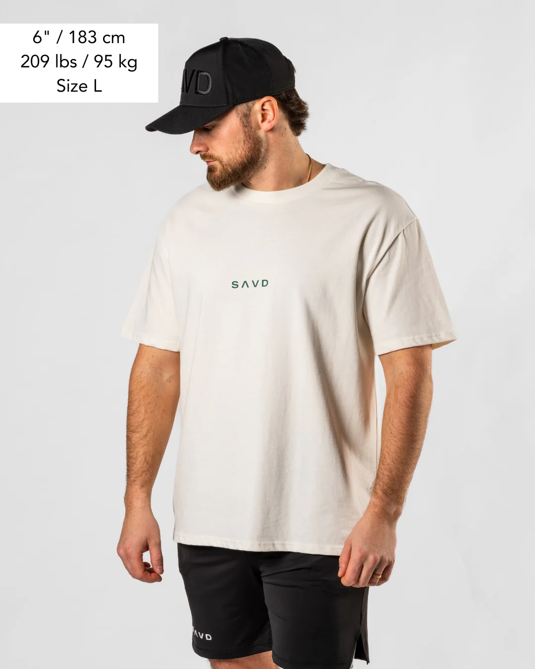 Psalm 23:4 ’Scripture’ Men’s Oversized T-Shirt - Image 4